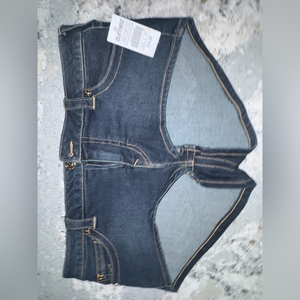 True Religion Dark Blue Jean Shorts